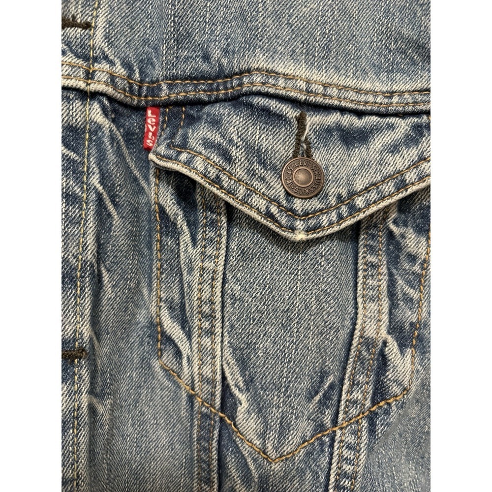 Levi's‎ Trucker Jacket Mens XXL Blue Excellent Medium Wash Denim 72334-0139 - Picture 5 of 13